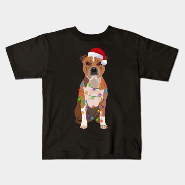 Staffordshire Bull Terrier Staffie Kids T-Shirt by magazin